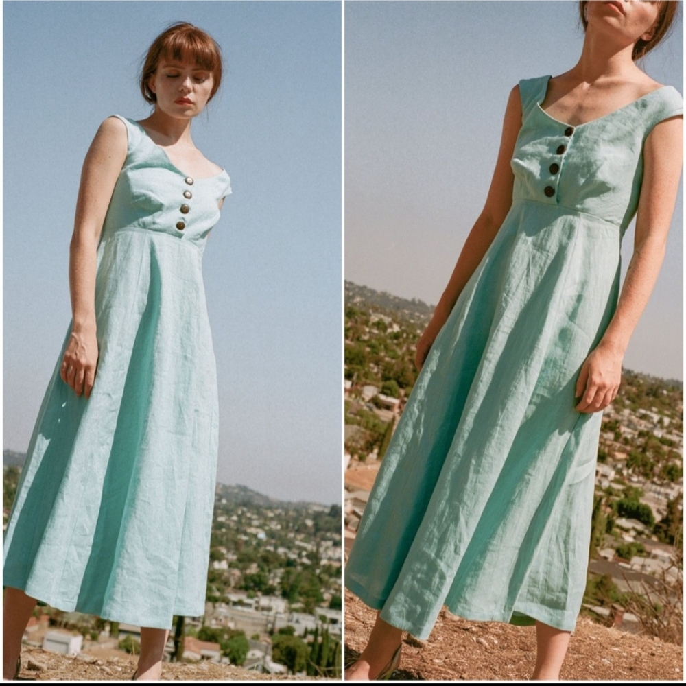 MARA HOFFMAN GRETA DRESS - SKY BLUE